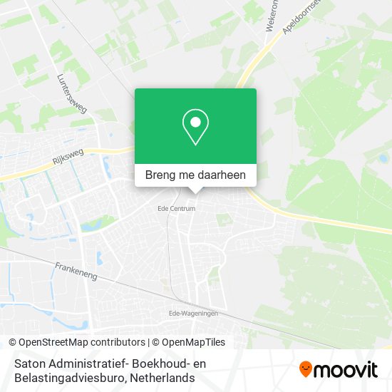 Saton Administratief- Boekhoud- en Belastingadviesburo kaart