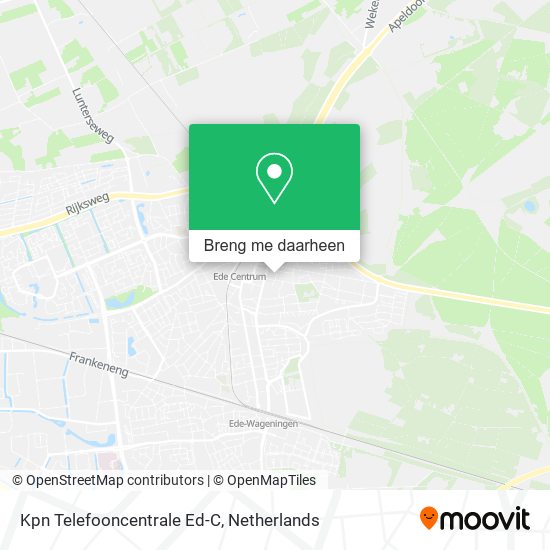 Kpn Telefooncentrale Ed-C kaart