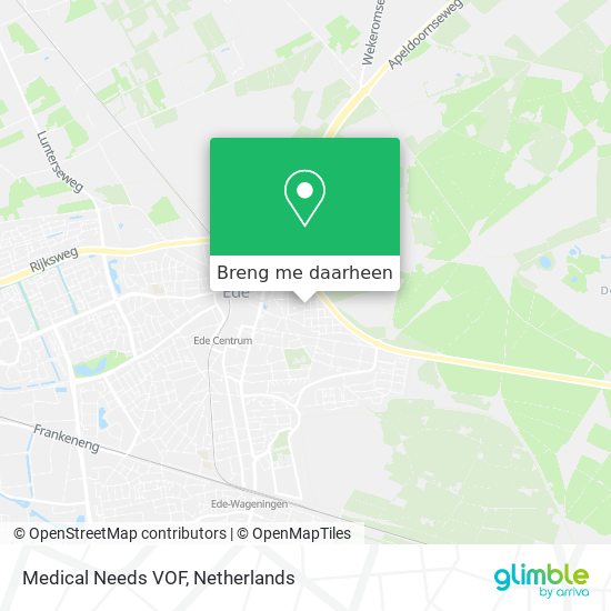 Medical Needs VOF kaart