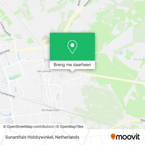 Sunantha's Hobbywinkel kaart