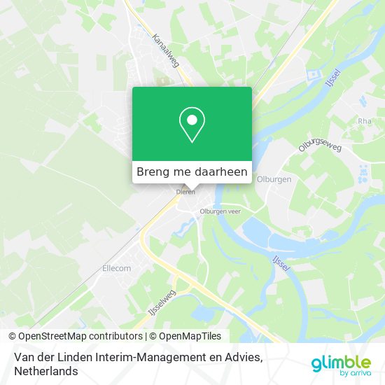 Van der Linden Interim-Management en Advies kaart