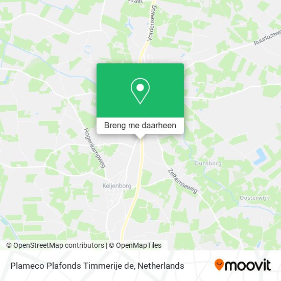 Plameco Plafonds Timmerije de kaart