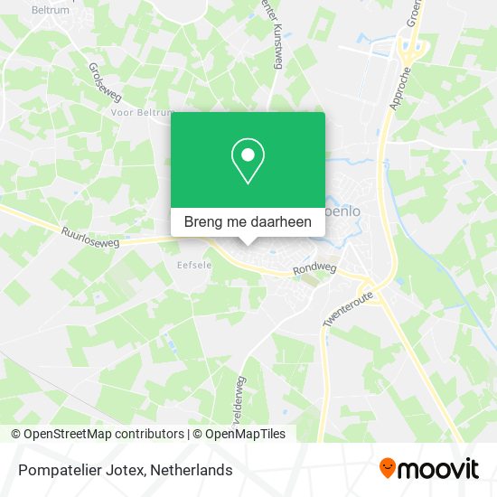 Pompatelier Jotex kaart