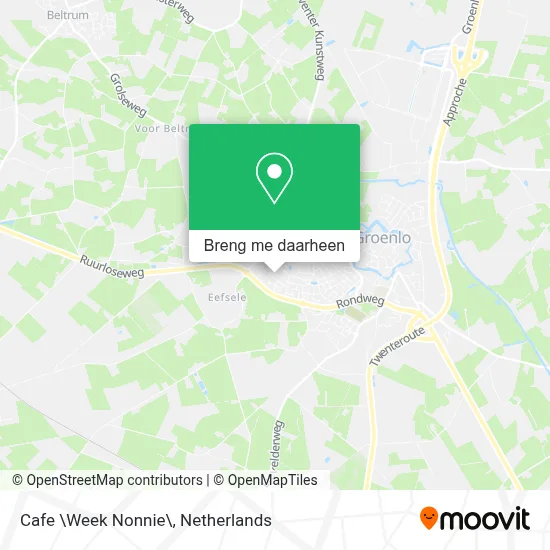Cafe \Week Nonnie\ kaart