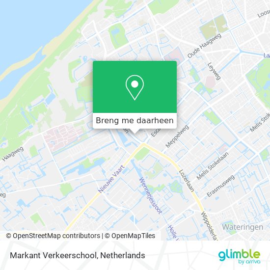 Markant Verkeerschool kaart