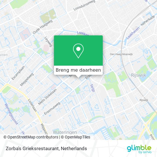 Zorba's Grieksrestaurant kaart