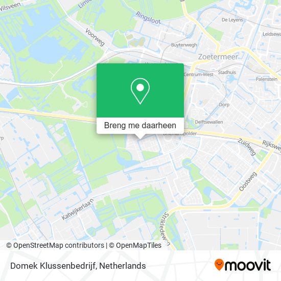 Domek Klussenbedrijf kaart