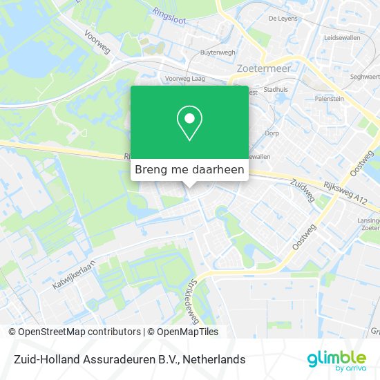 Zuid-Holland Assuradeuren B.V. kaart