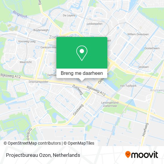 Projectbureau Ozon kaart