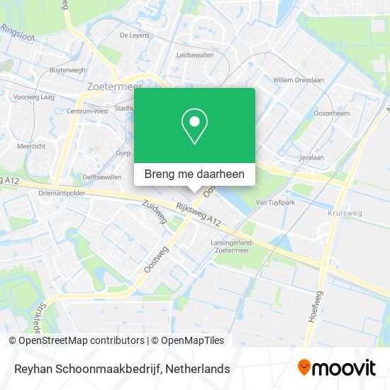 Reyhan Schoonmaakbedrijf kaart