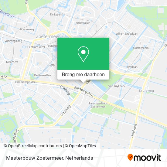 Masterbouw Zoetermeer kaart