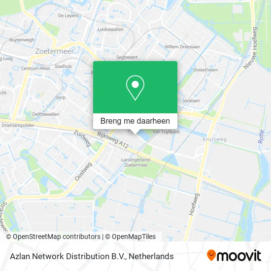Azlan Network Distribution B.V. kaart