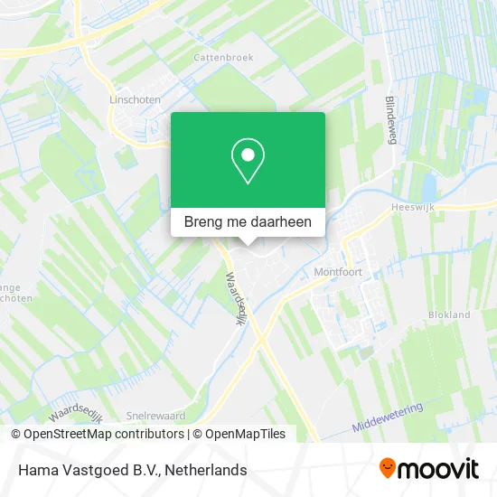 Hama Vastgoed B.V. kaart