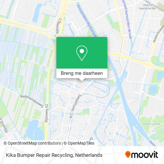 Kika Bumper Repair Recycling kaart