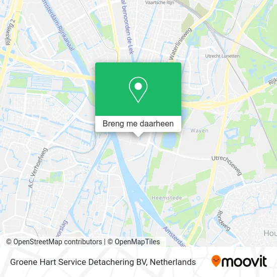 Groene Hart Service Detachering BV kaart