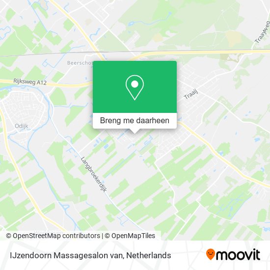 IJzendoorn Massagesalon van kaart