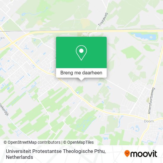 Universiteit Protestantse Theologische Pthu kaart