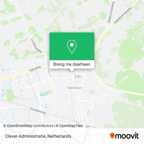 Clever-Administratie kaart
