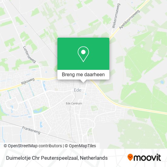 Duimelotje Chr Peuterspeelzaal kaart