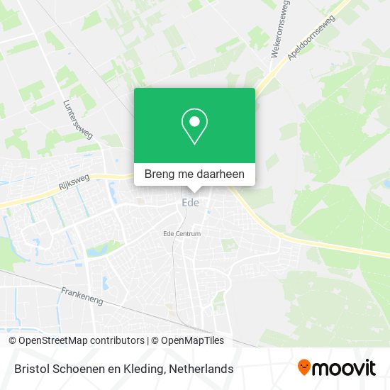 Bristol Schoenen en Kleding kaart