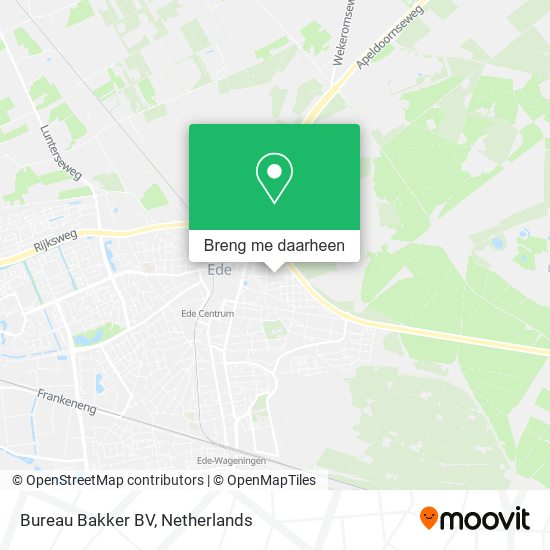 Bureau Bakker BV kaart