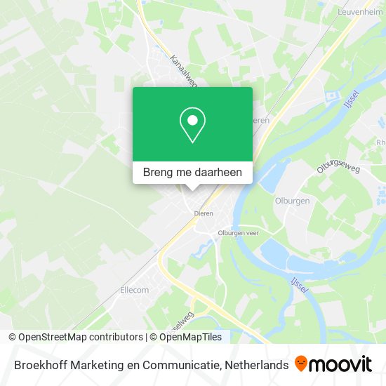 Broekhoff Marketing en Communicatie kaart