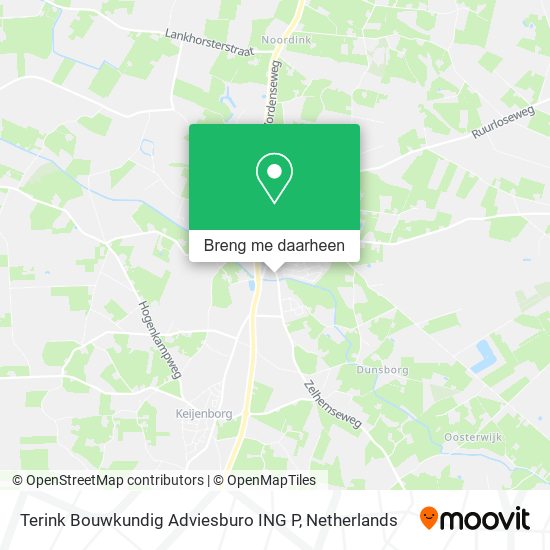 Terink Bouwkundig Adviesburo ING P kaart