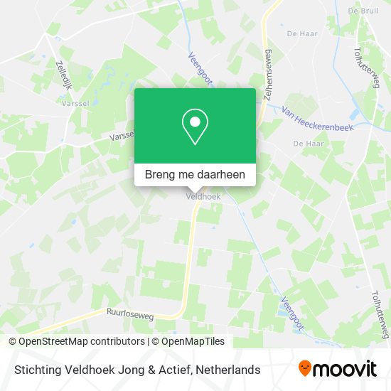Stichting Veldhoek Jong & Actief kaart