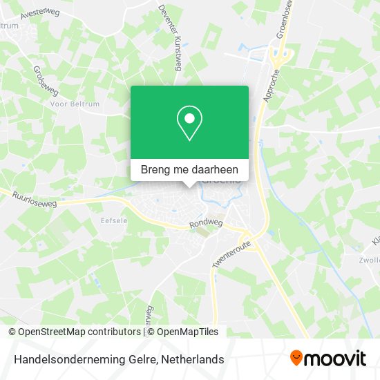 Handelsonderneming Gelre kaart