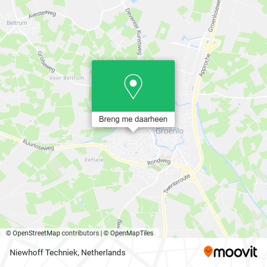 Niewhoff Techniek kaart