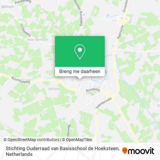 Stichting Ouderraad van Basisschool de Hoeksteen kaart