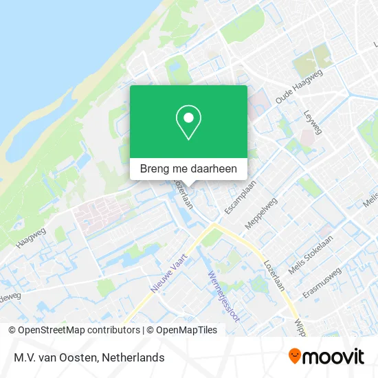 M.V. van Oosten kaart