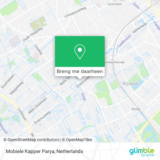 Mobiele Kapper Parya kaart