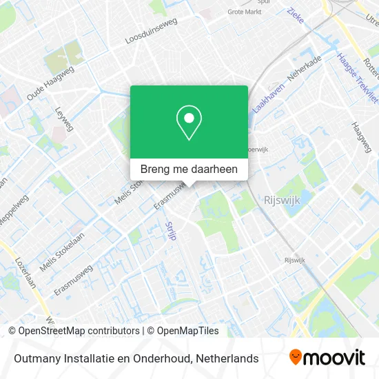 Outmany Installatie en Onderhoud kaart