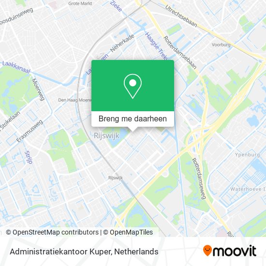 Administratiekantoor Kuper kaart