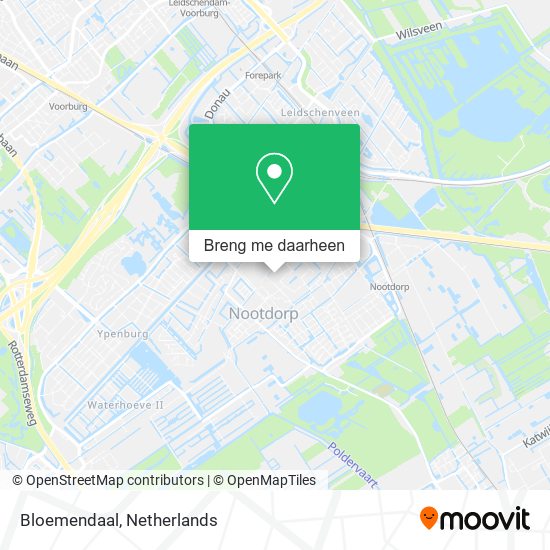 Bloemendaal kaart