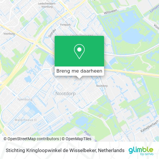 Stichting Kringloopwinkel de Wisselbeker kaart