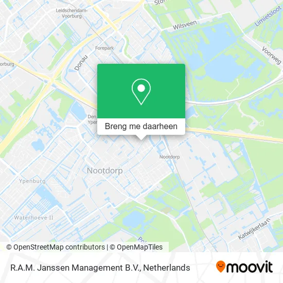 R.A.M. Janssen Management B.V. kaart
