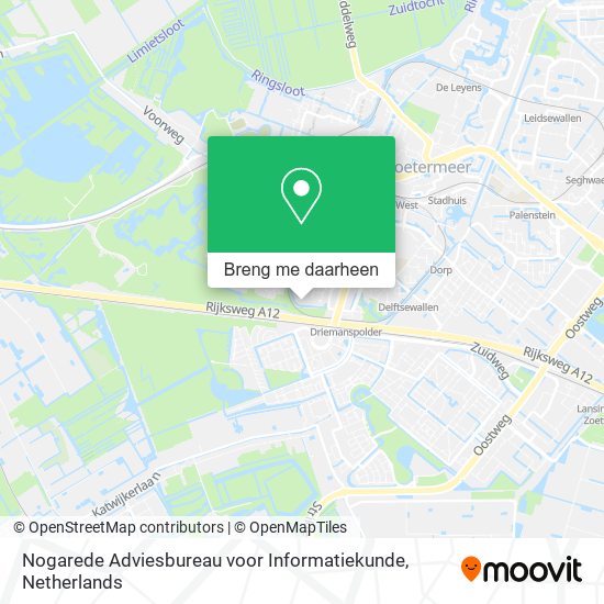 Nogarede Adviesbureau voor Informatiekunde kaart