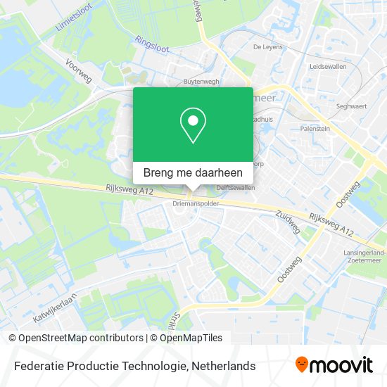Federatie Productie Technologie kaart