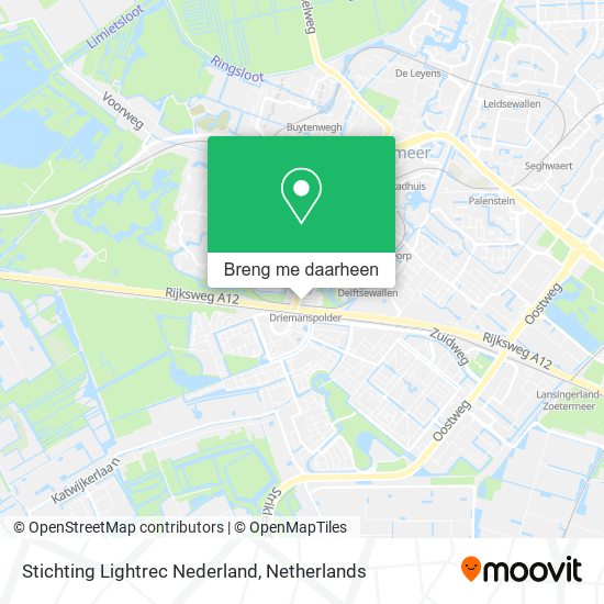 Stichting Lightrec Nederland kaart