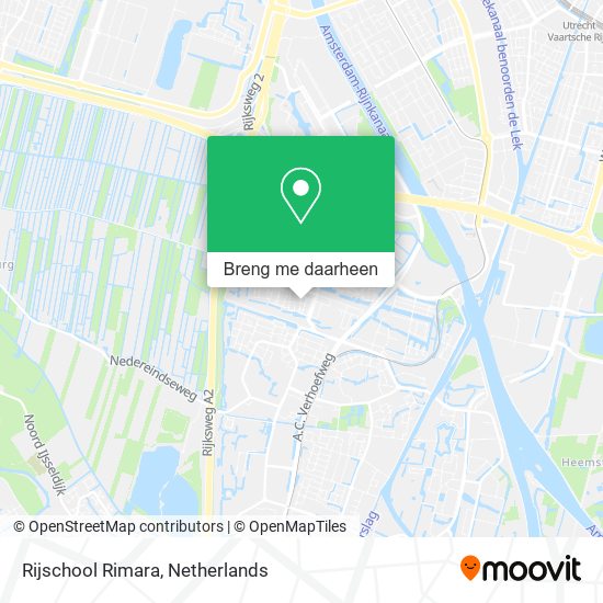 Rijschool Rimara kaart