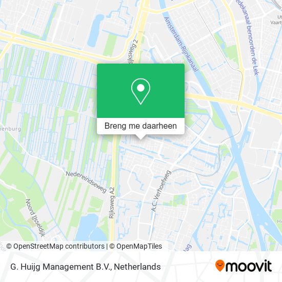 G. Huijg Management B.V. kaart