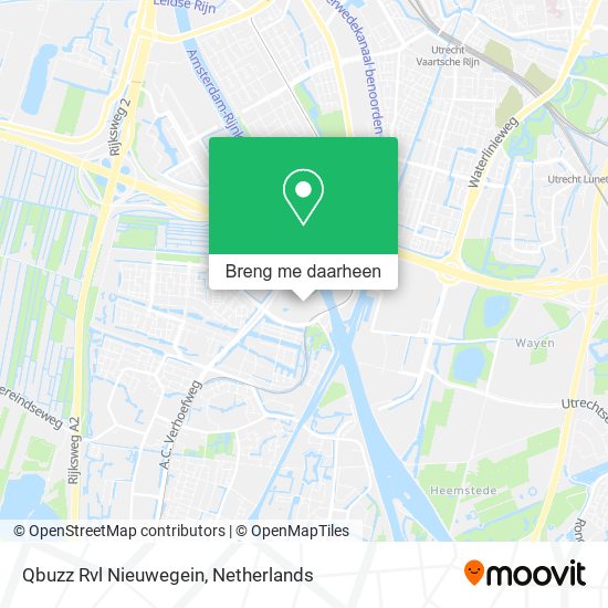 Qbuzz Rvl Nieuwegein kaart