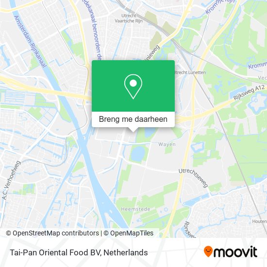 Tai-Pan Oriental Food BV kaart