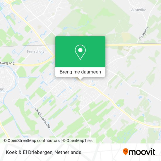 Koek & Ei Driebergen kaart