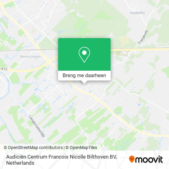 Audiciën Centrum Francois Nicolle Bilthoven BV kaart