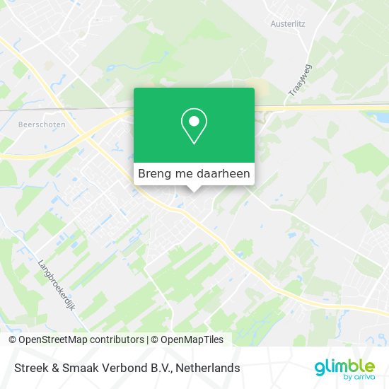 Streek & Smaak Verbond B.V. kaart