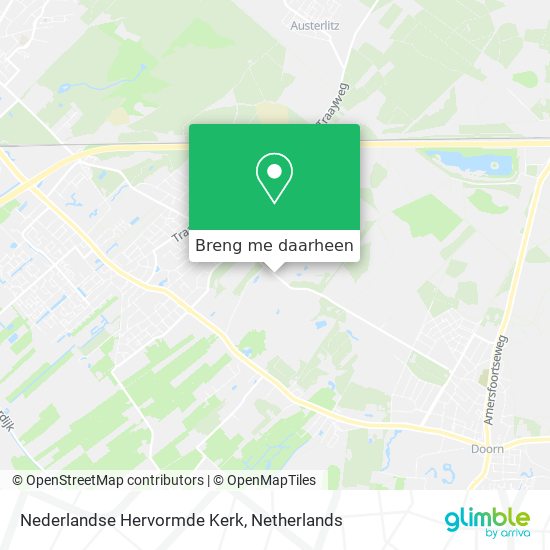 Nederlandse Hervormde Kerk kaart