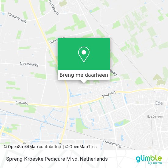 Spreng-Kroeske Pedicure M vd kaart